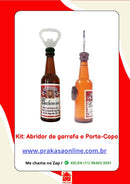 Kit: Abridor de garrafa e Porta-Copo Budweiser