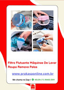 Filtro Flutuante Coletor de Fiapos para Máquina de Lavar