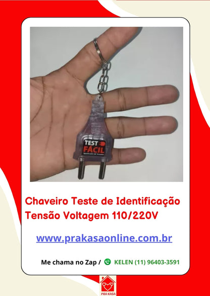 Teste Fácil Identificador de Tomadas 110 ou 220V