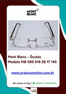 Mont Blanc - Armação Modelo MB 580 A16 58 17 145