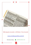 Bíblia Sagrada Letra Jumbo - LUXO Bicolor - Preta e Caramelo