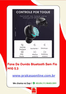Fone de Ouvido Bluetooth M10 Sem Fio