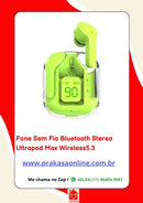 Fone Sem Fio Bluetooth Stereo Ultrapod Max Wireless5.3