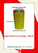 Copo Térmico com Tampa 350 ml