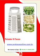 Ralador 6 Faces Aço Inox
