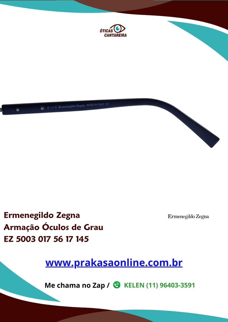 Ermenegildo Zegna - Armação Óculos de Grau - EZ 5003 017 56 17 145