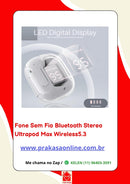 Fone Sem Fio Bluetooth Stereo Ultrapod Max Wireless5.3