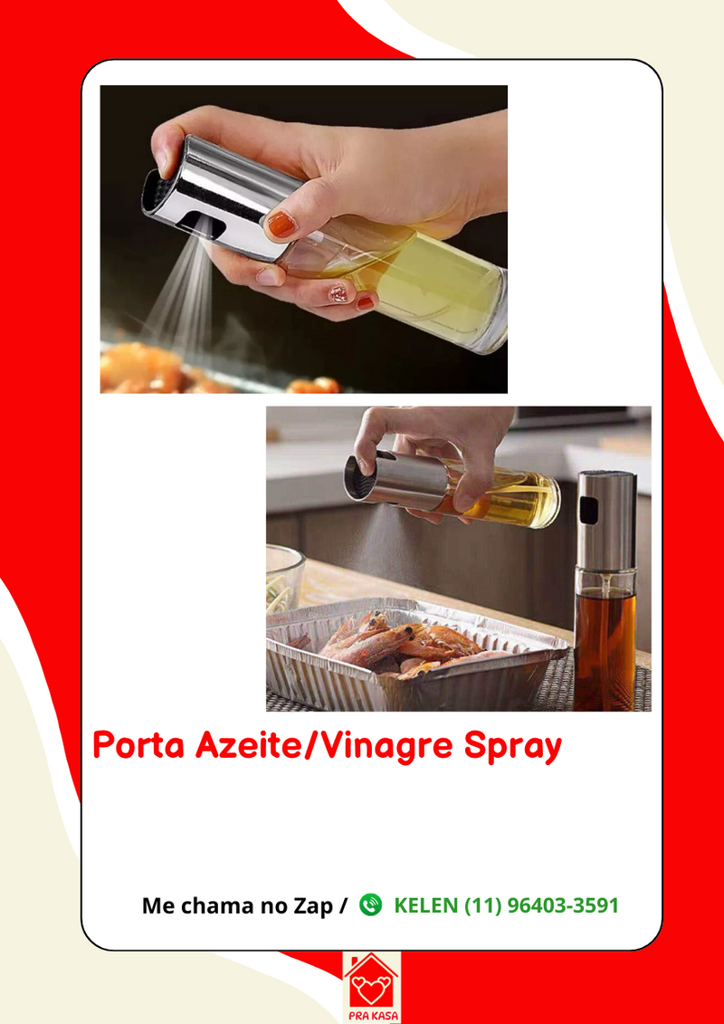 Pulverizador de Azeite e Vinagre