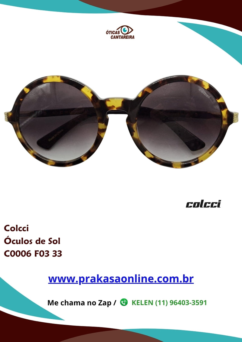 Colcci - Óculos de Sol - C0006 F03 33