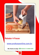 Ralador 4 faces Aço Inox