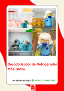 Mamãe Estresse - Desodorizador de Geladeira