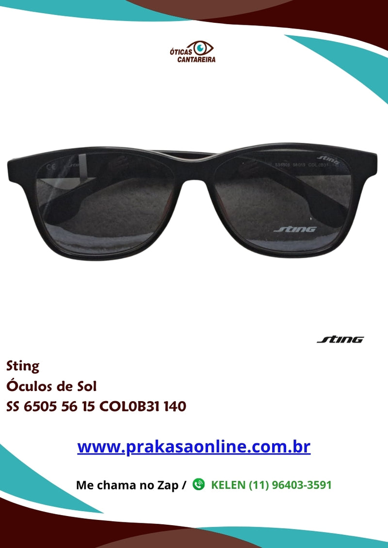 Sting - Óculos de Sol - SS 6505 56 15 COL0B31 140