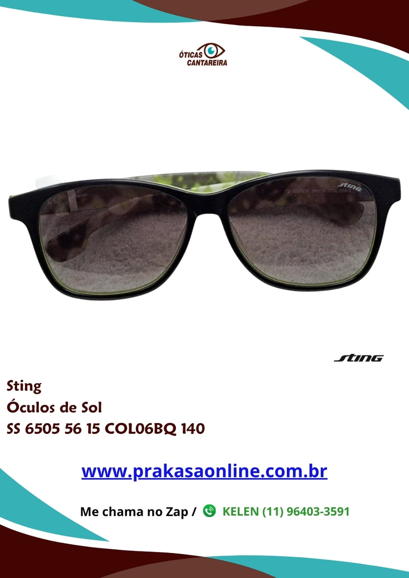 Sting - Óculos de Sol - SS 6505 56 15 COL06BQ 140