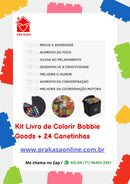 Kit Livro de Colorir Bobbie Goods + 24 Canetinhas