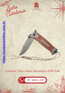 Canivete Tático Semiautomático Modelos A046 e A047