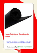 Mouse Pad Gamer Exbom 70x35cm Extra Grande