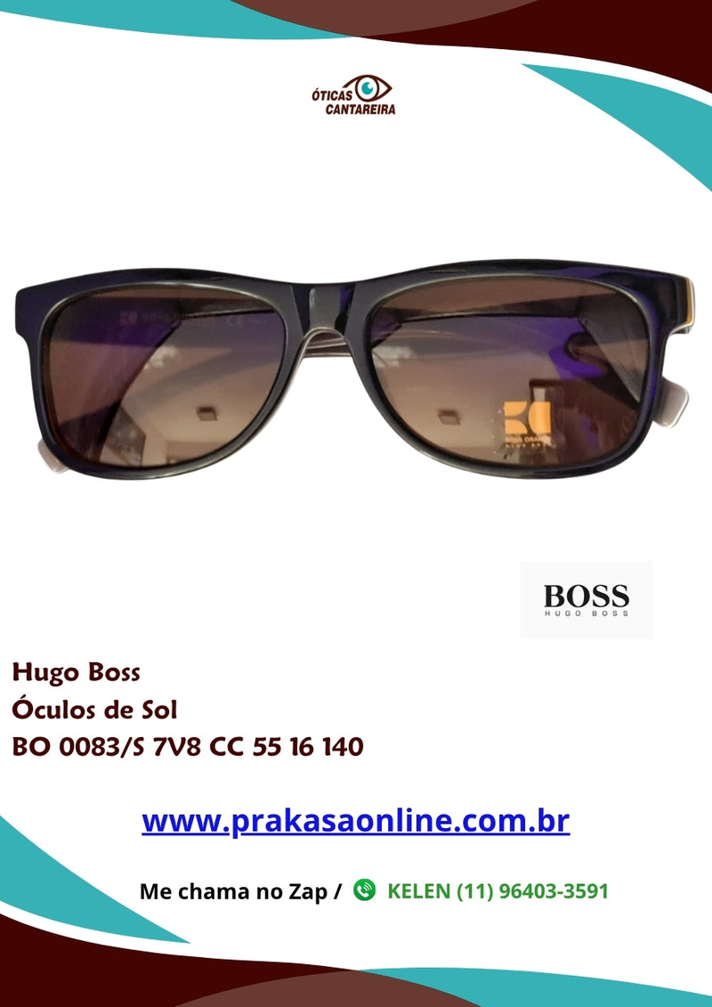 Hugo Boss - Óculos de Sol - BO 0083/S 7V8 CC 55 16 140