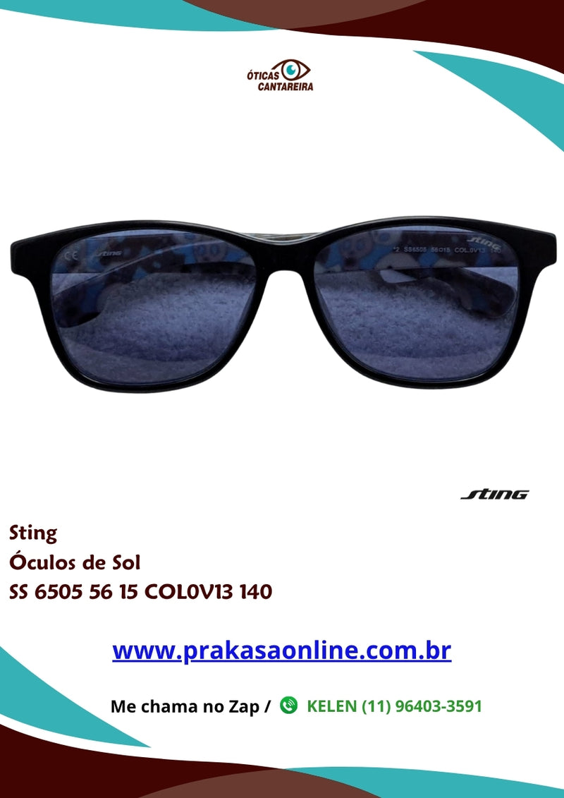 Sting - Óculos de Sol - SS 6505 56 15 COL0V13 140