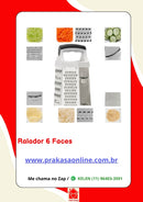 Ralador 6 Faces Aço Inox
