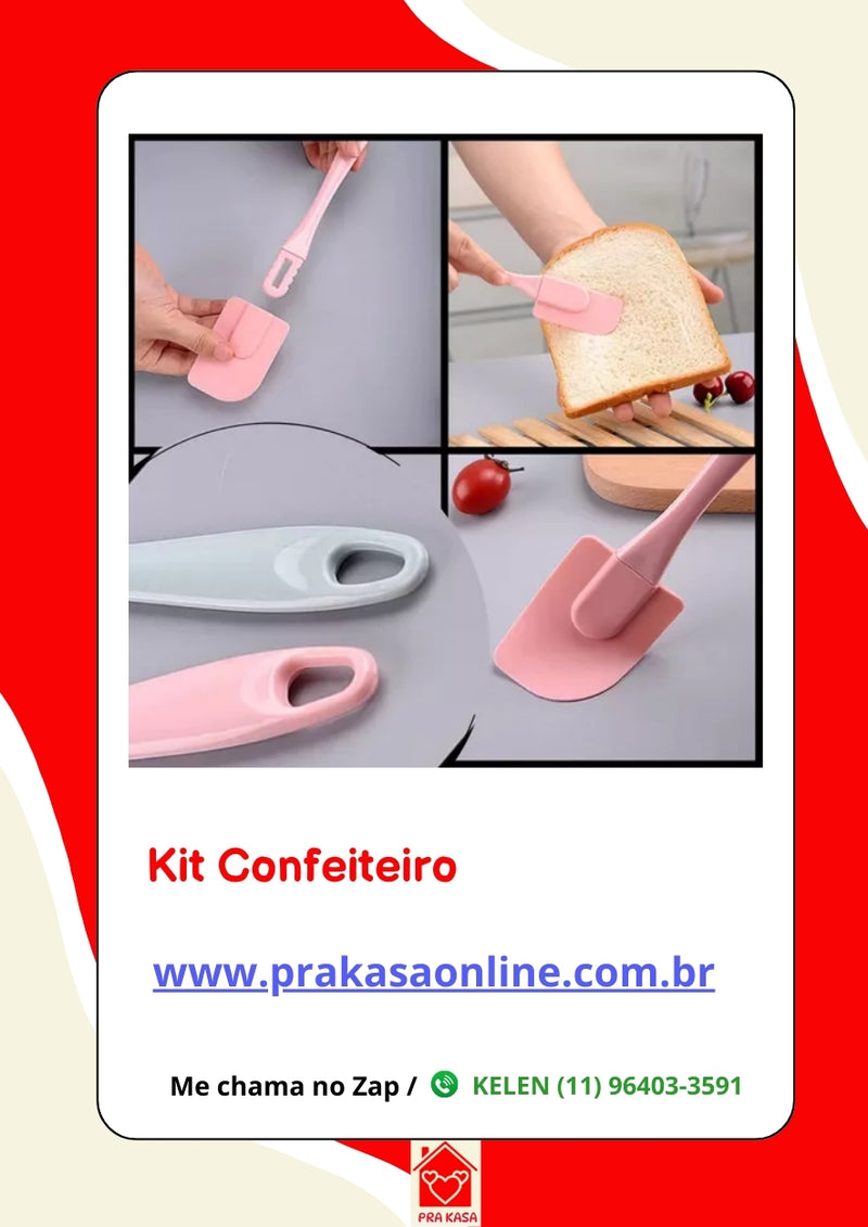 Kit Confeiteiro - 3 peças