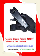 Máquina Choque Potente 12000v Defesa Luz Led - Luatek