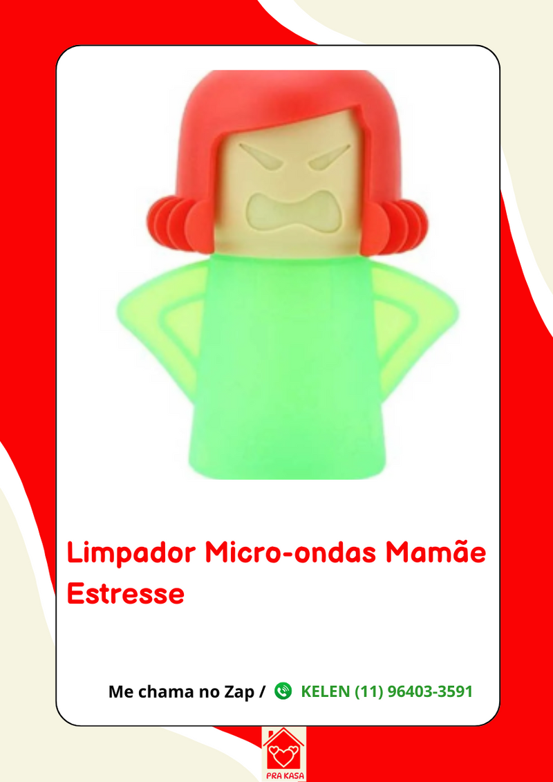 Limpador de Micro-ondas - Mãe Brava