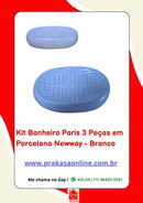 Kit Banheiro Paris 3 Peças em Porcelana – Newway