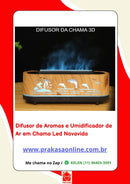 Difusor de Aromas e Umidificador de Ar em Chama Led Novavida