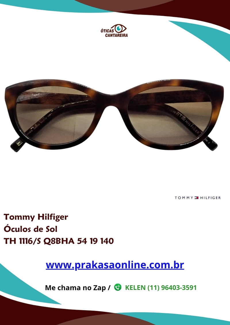 Tommy Hilfiger - Óculos de Sol - TH 1116/S Q8BHA 54 19 140