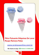 Filtro Flutuante Coletor de Fiapos para Máquina de Lavar
