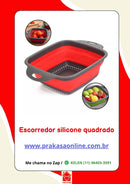 Escorredor de Silicone Retrátil