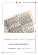 Bíblia Sagrada Letra Jumbo - LUXO Bicolor - Preta e Caramelo