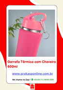 Garrafa Térmica com Chaveiro - 600 ml