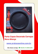 Porta-Copo Decorado com Estampas de Cervejas – Nova Aliança