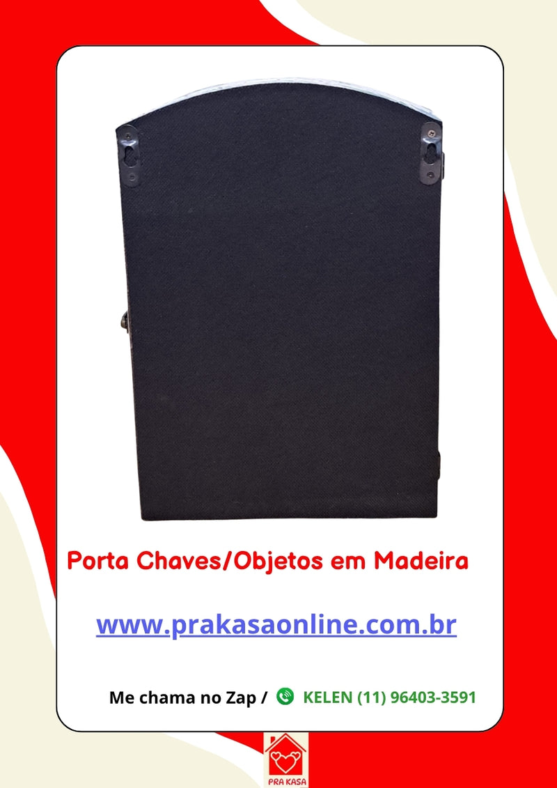 Porta Chaves/Objetos em Madeira