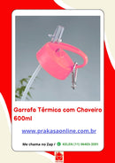 Garrafa Térmica com Chaveiro - 600 ml