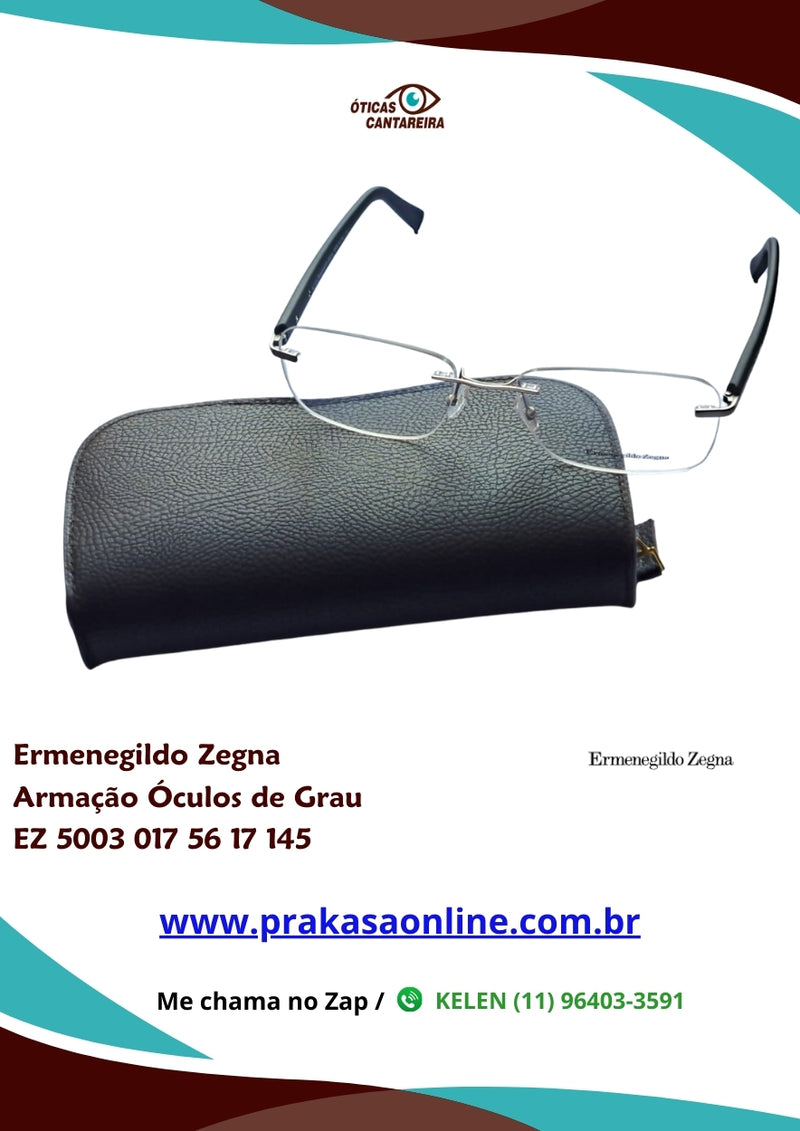 Ermenegildo Zegna - Armação Óculos de Grau - EZ 5003 017 56 17 145