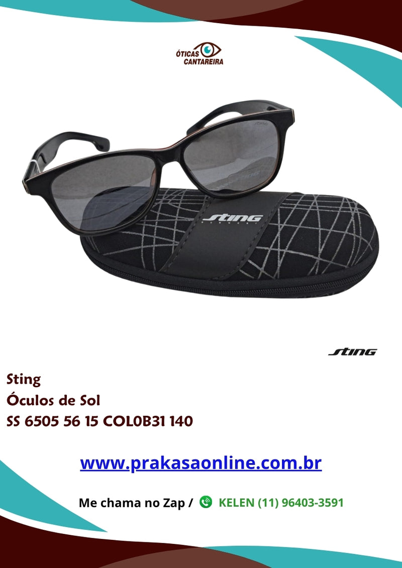 Sting - Óculos de Sol - SS 6505 56 15 COL0B31 140