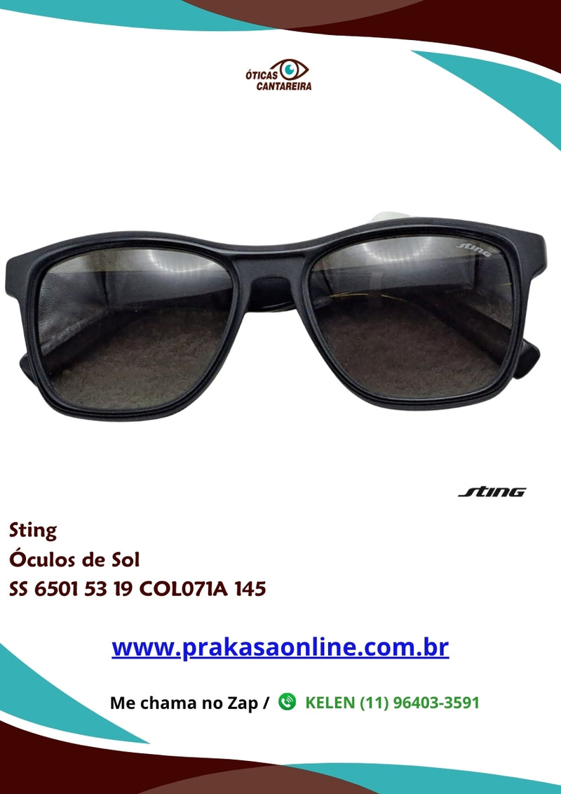 Sting - Óculos de Sol - SS 6501 53 19 COL071A 145