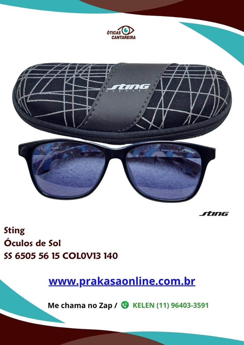 Sting - Óculos de Sol - SS 6505 56 15 COL0V13 140