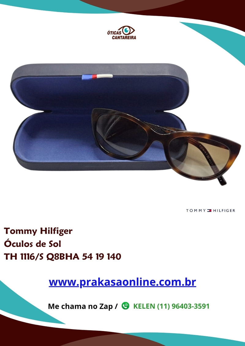Tommy Hilfiger - Óculos de Sol - TH 1116/S Q8BHA 54 19 140