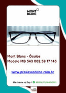 Mont Blanc - Armação  Modelo MB 543 002 58 17 145