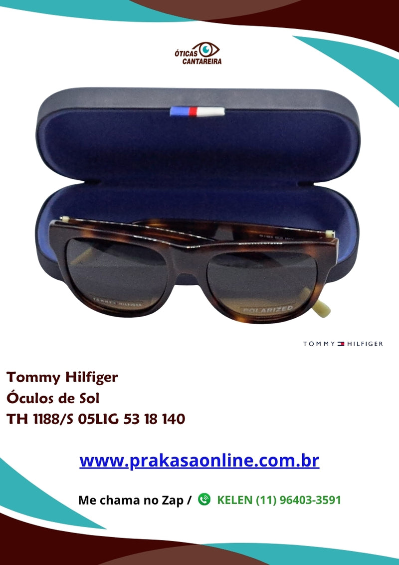 Tommy Hilfiger - Óculos de Sol - TH 1188/S 05LIG 53 18 140