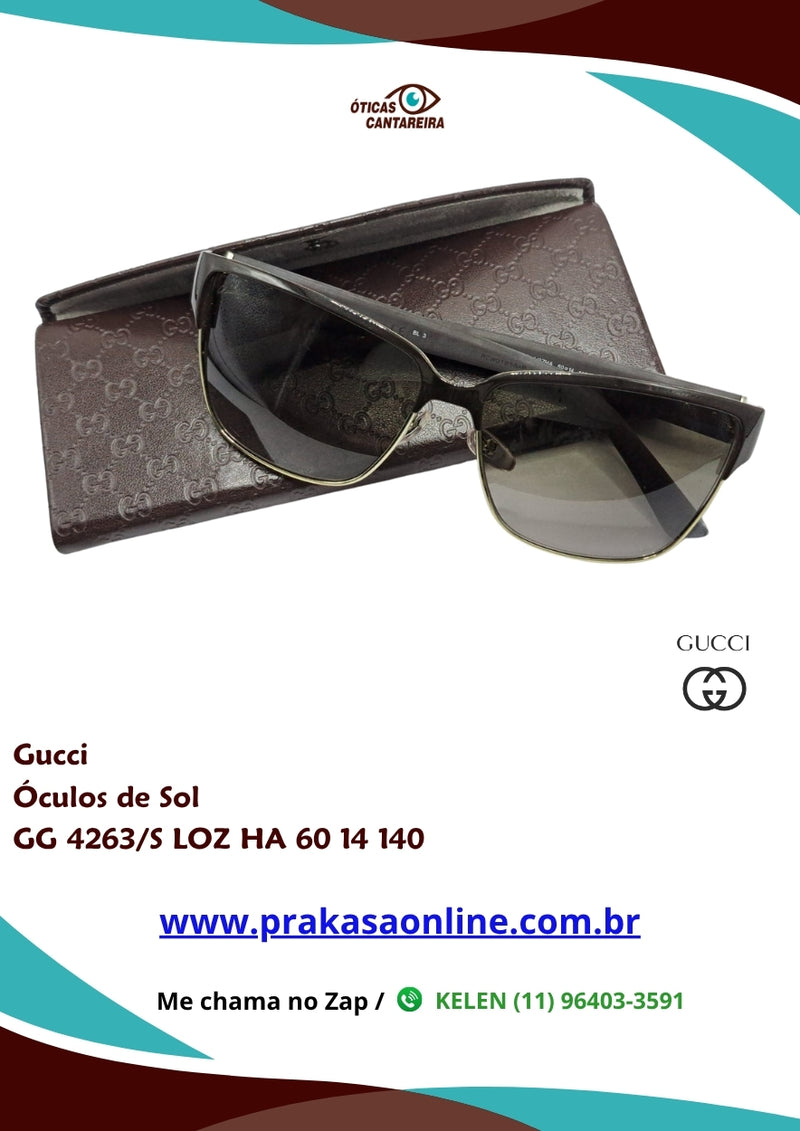 Gucci - Óculos de Sol - GG 4263/S LOZ HA 60 14 140