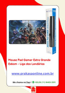 Mouse Pad Gamer Exbom 70x35cm Extra Grande
