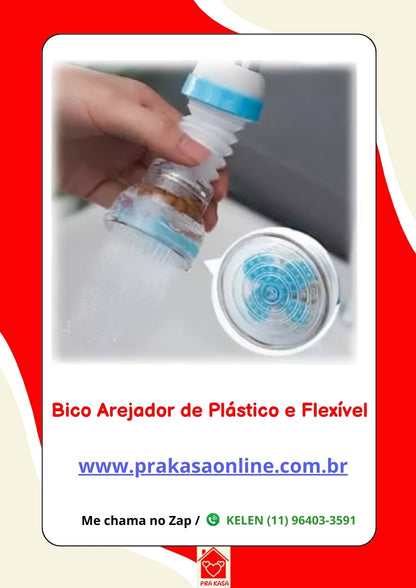 Arejador Para Torneira Universal Chuveirinho Giratório 360º
