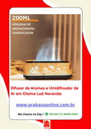 Difusor de Aromas e Umidificador de Ar em Chama Led Novavida