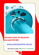 Microfone Sem Fio Bluetooth Usb Karaokê