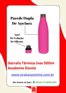 Garrafa Térmica Inox 500ml  Academia Escola