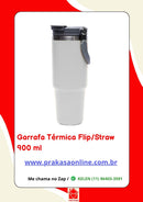 Garrafa Térmica Flip/Straw - 900 ml